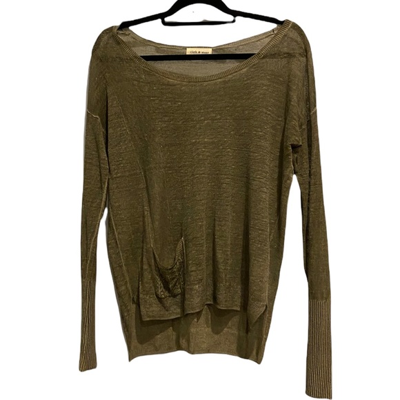 Anthropologie Tops - Anthropologie Cloth & Stone Long Sleeve Top
